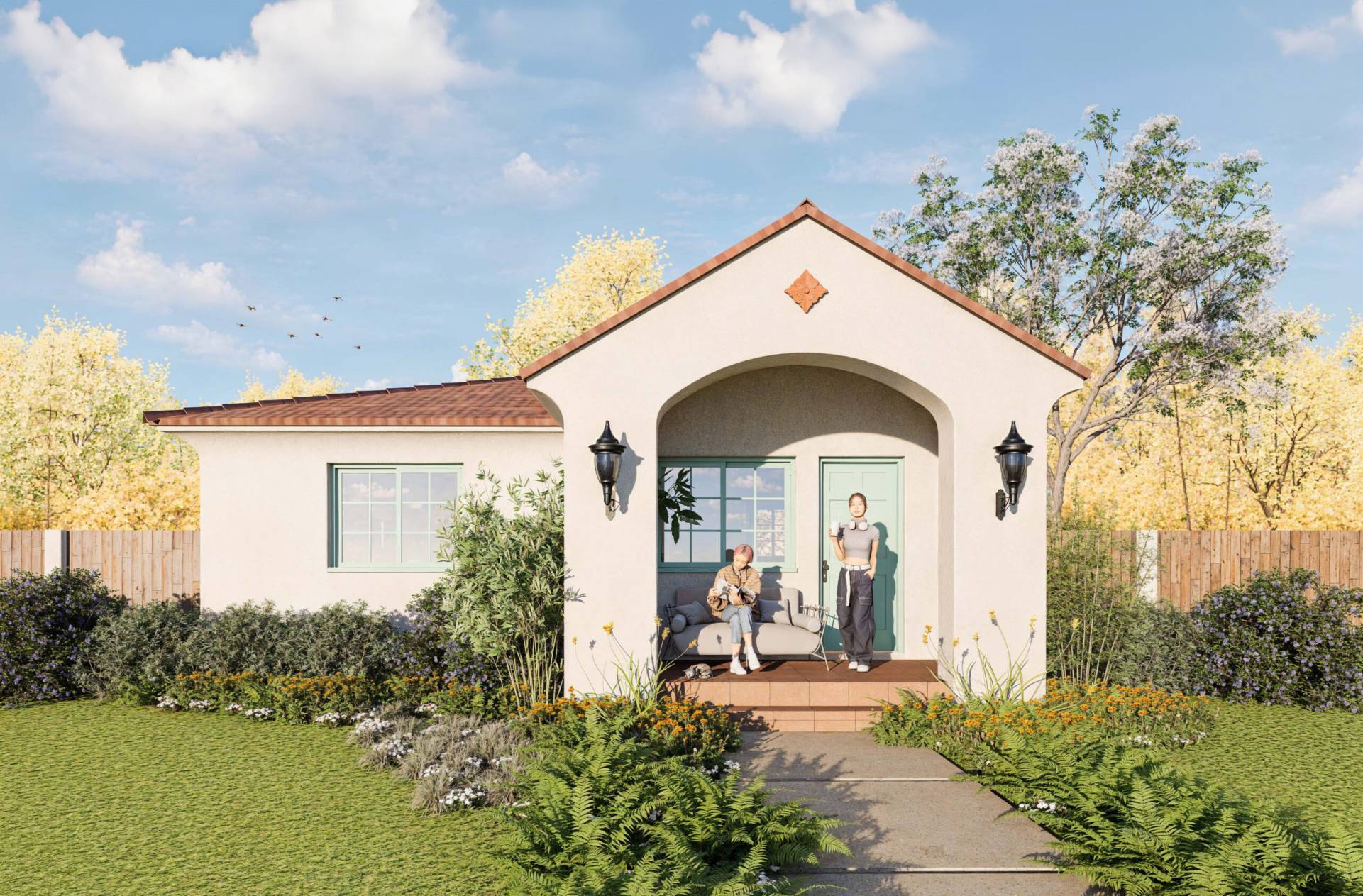 Charming one bedroom cottage home.